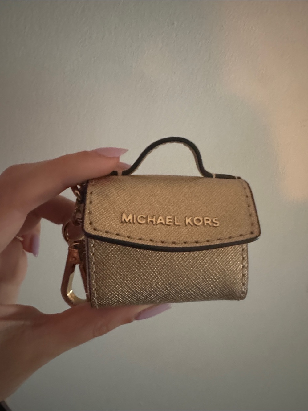 Michael Kors Leather AirPods Case